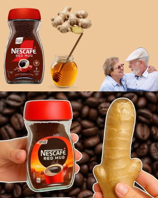 Café y jengibre para parejas mayores